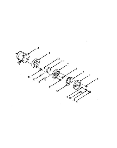 Motor and pump assembly