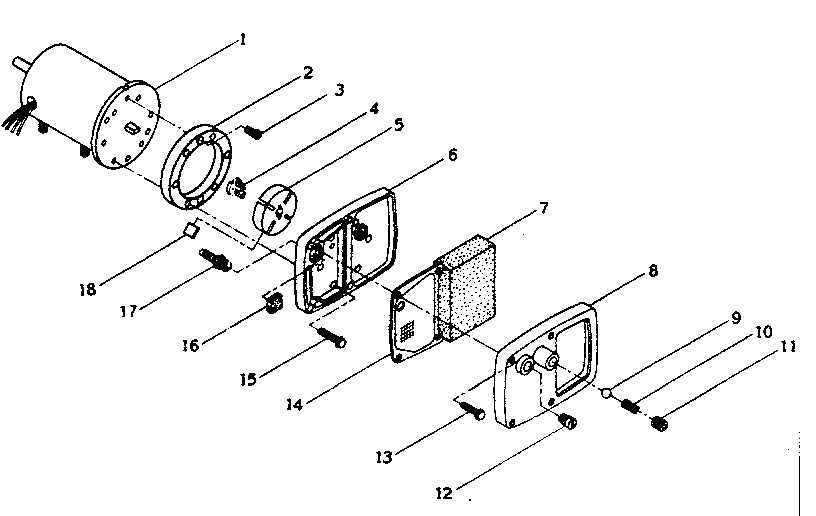 MOTOR AND PUMP ASSEMBLY