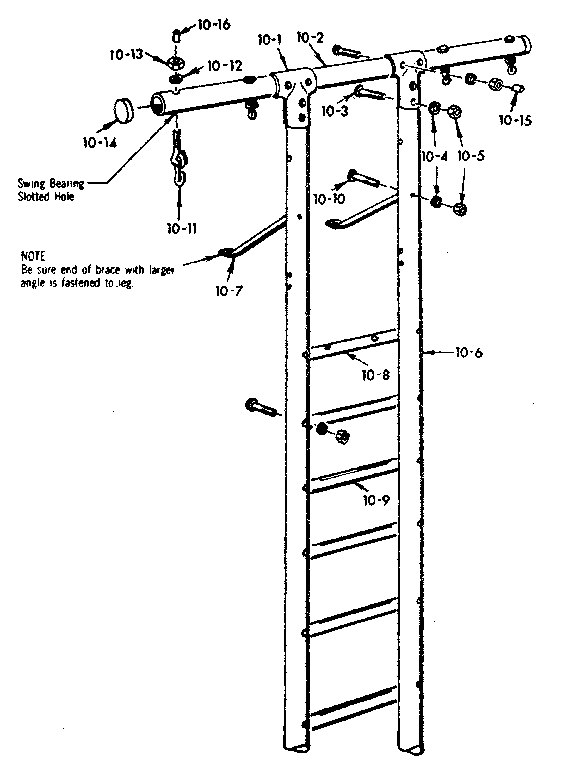 T frame assembly no. 207