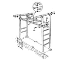 Sears 70172813-84 t frame assembly no. 301 diagram