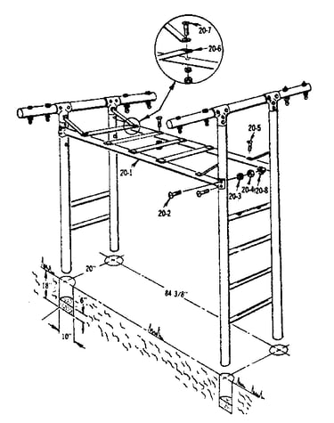 T frame assembly no. 301