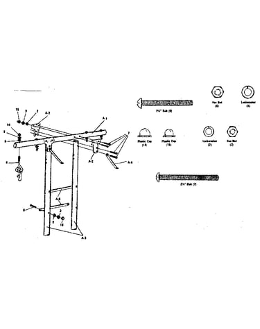 Rear t-frame