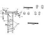 Sears 51272484 front t-frame diagram