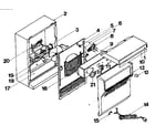 Kenmore 34472570 replacement parts diagram