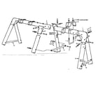 Sears 70172153-83 frame assembly no. 110 diagram