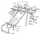 Sears 70172153-83 slide assembly no. 107 open parts bag no. 4945580 diagram