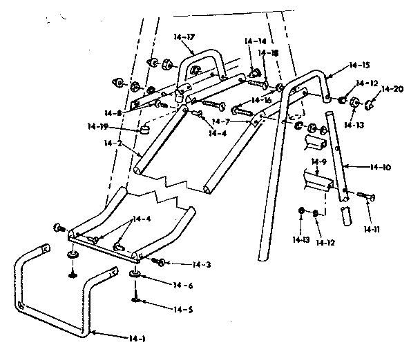 Slide assembly no. 107 open parts bag no. 4945580