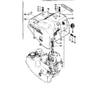 Craftsman 298488550 engine shroud & mark diagram