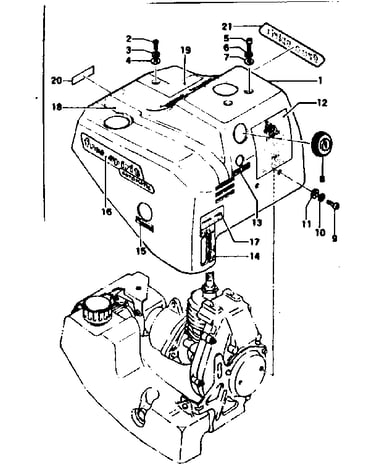 Engine shroud & mark
