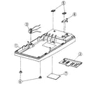Sears 27258010 bottom case assembly diagram