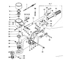 Craftsman 298586180 handle & bracket diagram