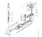 Craftsman 298586180 drive shaft pipe & gear case diagram