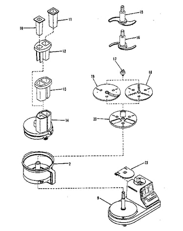 Food processor assembly