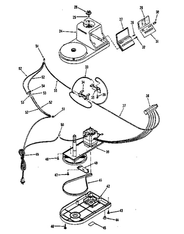 Electricals and housing assembly