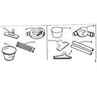 Kenmore 1758100180 optional cleaning accessories diagram
