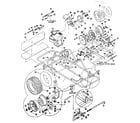 Sears 39180741 frame assembly diagram