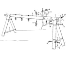 Sears 70172943-81 frame assembly no. 26a diagram