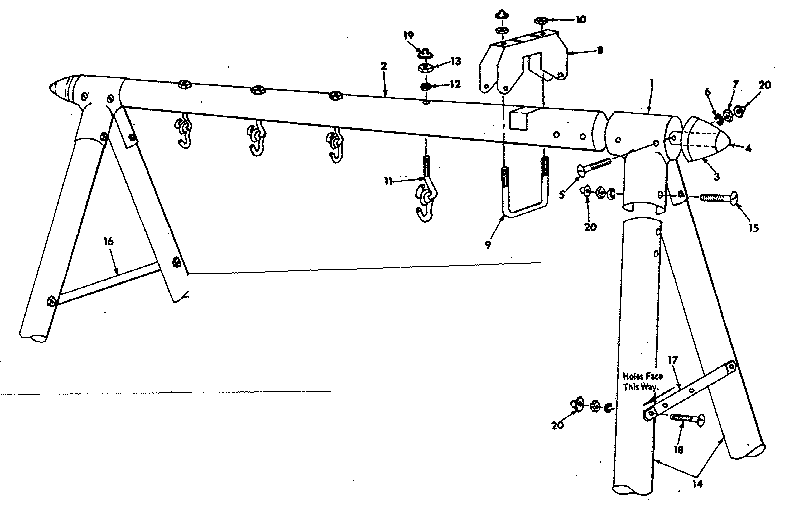 Frame assembly no. 26a