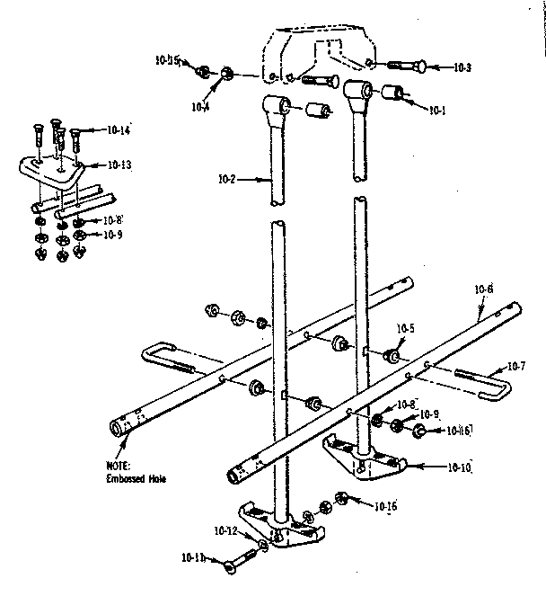 GLIDE RIDE ASSEMBLY NO. 10B