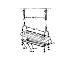 Sears 70172943-81 swing assembly no. 15 diagram