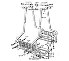 Sears 70172755-84 lawnswing assembly no. 105 diagram