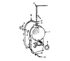 Onan T260G-GA024/3851A gearcase diagram