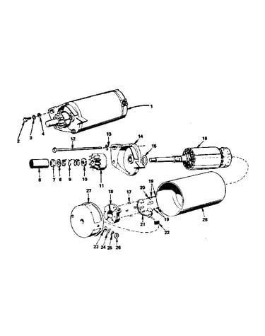 Starter motor parts