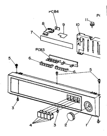 Front panel assembly