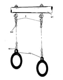 Gym ring assembly #90104