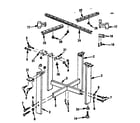 Sears 52726418 frame assembly diagram