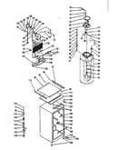 Refrigeration, cabinet and carbonated water tank