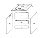 Kenmore 2729318280 cabinet diagram
