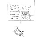 Kenmore 3851950180 attachment parts diagram