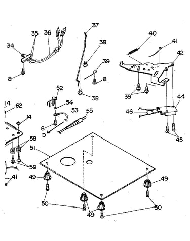 Actuating plate