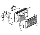 Kenmore 3637780420 grille assembly diagram