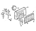 Kenmore 3637780431 grille assembly diagram