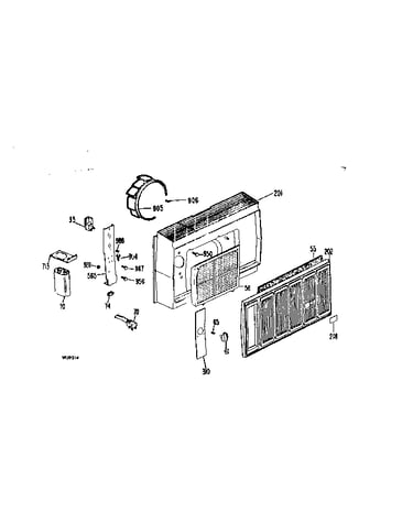 Front panel and switchs
