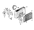 Kenmore 3637790490 grille assembly diagram