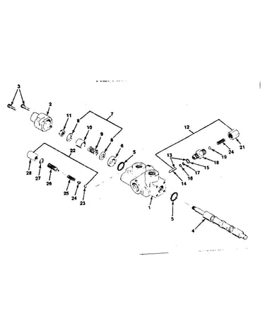 Automatic return valve (arv) parts