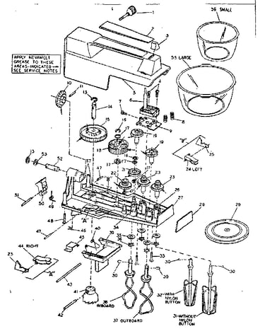 Mixer/doughmaker attachment
