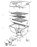 Grill and burner section