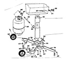 Kenmore 2582308171 cart section diagram