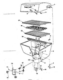 Grill and burner section