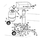 Kenmore 2582318280 cart section diagram