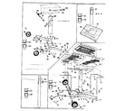 Kenmore 2582358230 post, patio base, standard cart & deluxe diagram