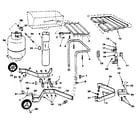 Kenmore 2582358290 cart section diagram