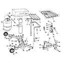 Kenmore 2582358210 cart section diagram