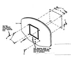 Sears 18777 backboard assembly diagram