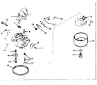 Eska 14140B carburetor assembly 632121 diagram