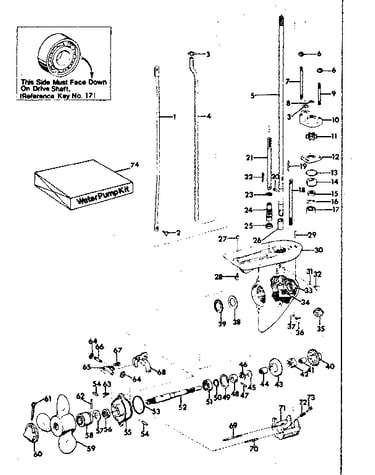 Gear housing assembly